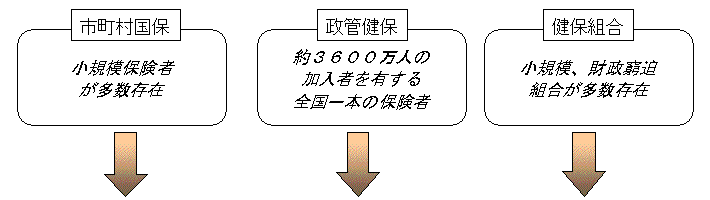 都道府県単位を軸とする医療保険者の再編・統合
