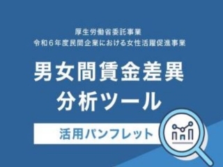 男女間賃金差異分析ツールをご活用ください