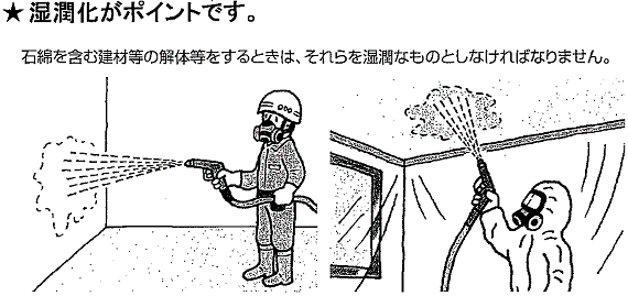 湿潤化がポイントです。