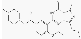 ノルホンデナフィル(norhongdenafil)の化学構造式