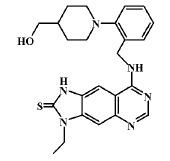 チオキナピペリフィル(Thioquinapiperifil)の化学構造式