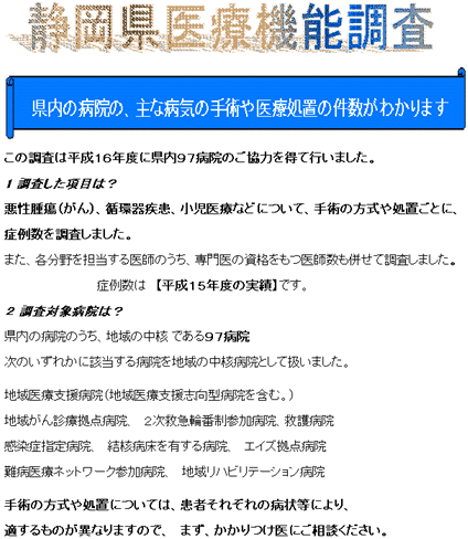静岡県医療機能調査の図